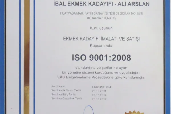 ISO 9001: 2008